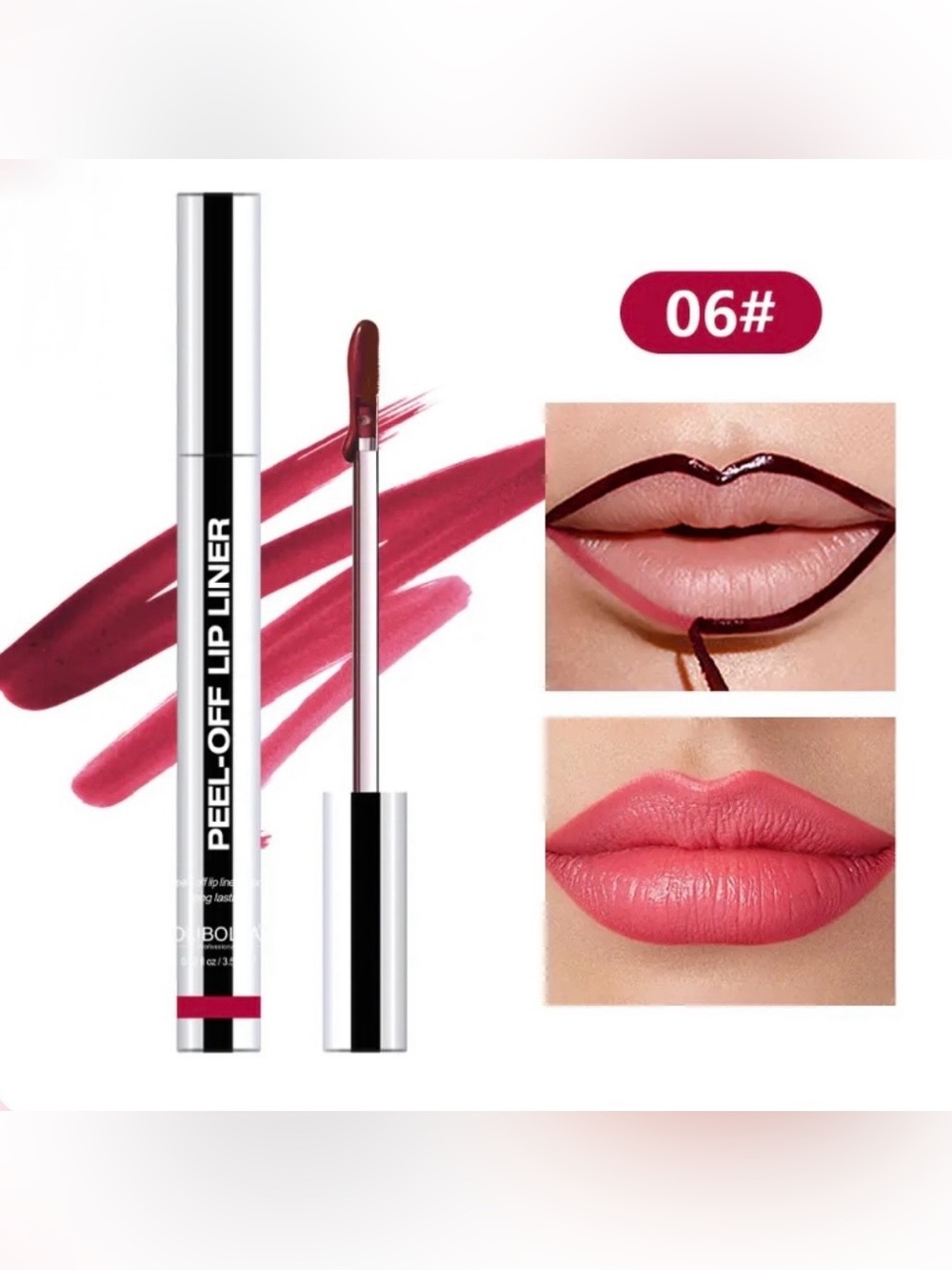 Peel-Off Liquid Lip Liner (Shade 06)